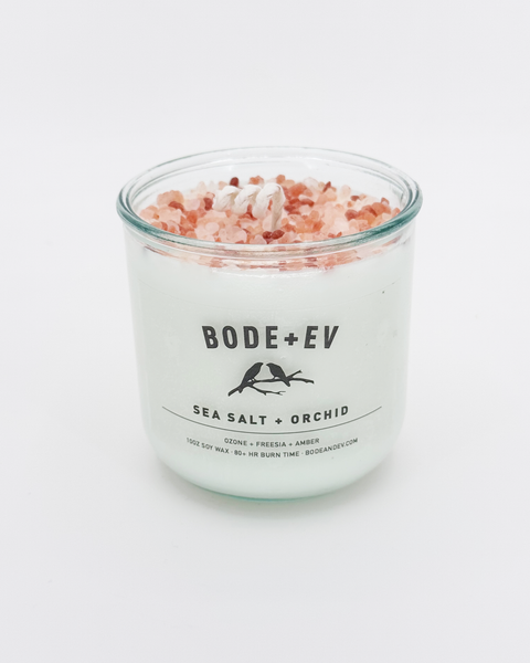 Sea Salt + Orchid: Ozone + Freesia + Amber