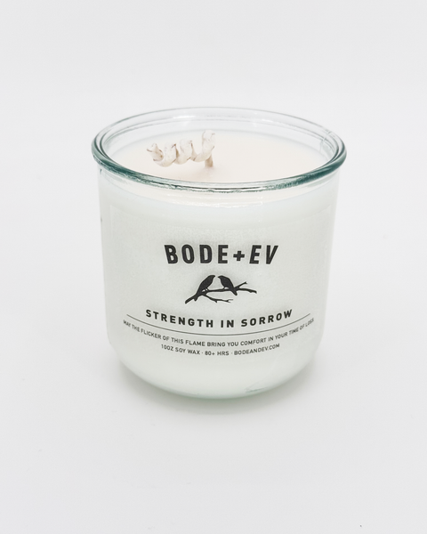 Memorial Soy Wax Candles Set of 5: Grief, Courage, Love, Memories + Hope