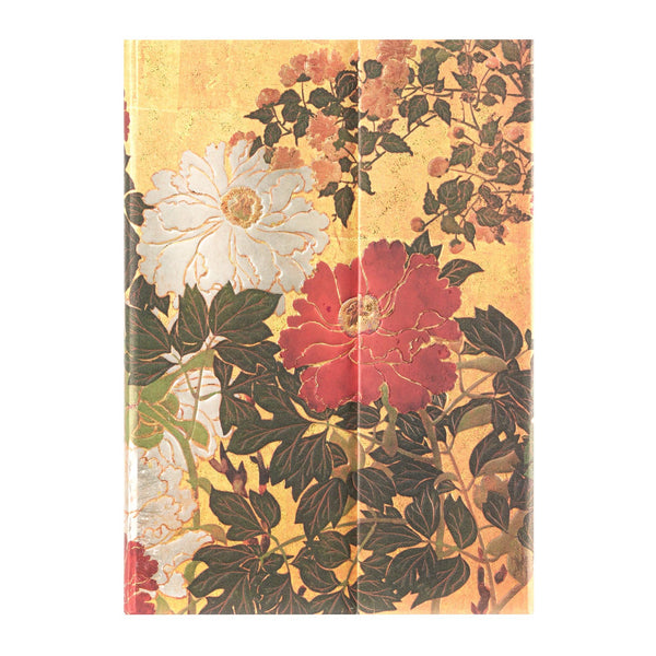 Floral design on a yellow background