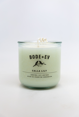 Calla Lily: 10oz soy wax candle