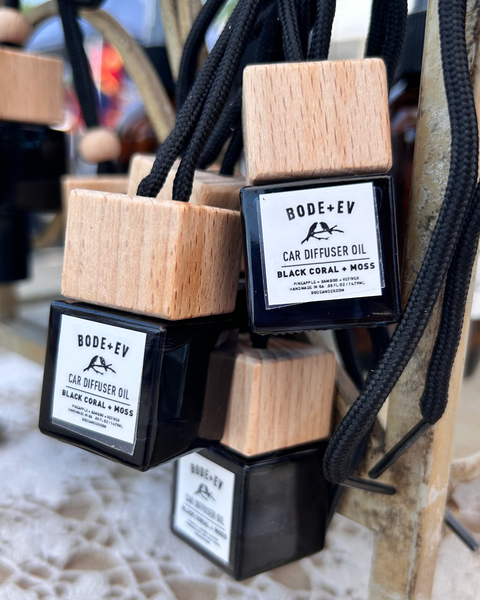 Citrus Basil car diffuser with sweet orange, basil, and fresh green herbal notes