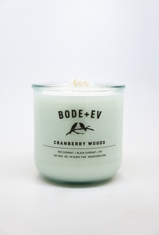 Cranberry Woods: 10oz soy wax candle
