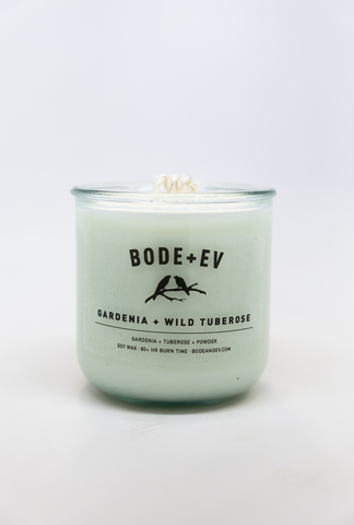 Gardenia + Wild Tuberose: 10oz soy wax candle