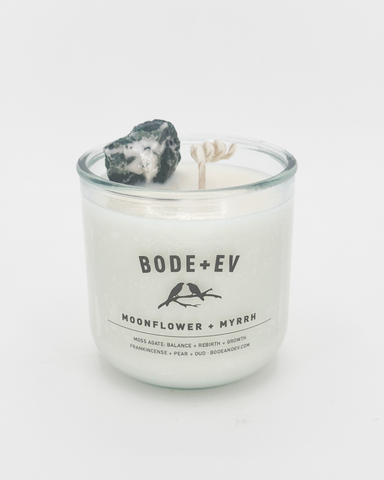 Moonflower + Myrrh: Frankincense + Pear + Oud