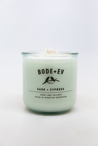Sage + Cypress: soy wax candle