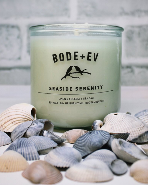 Seaside Serenity: 10oz soy wax candle