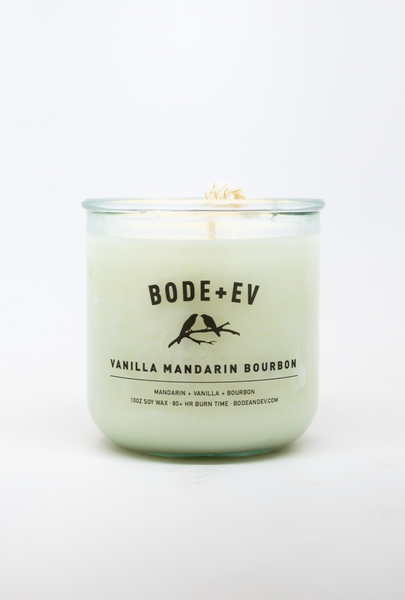 Vanilla Mandarin Bourbon: 10oz Soy Wax Candle