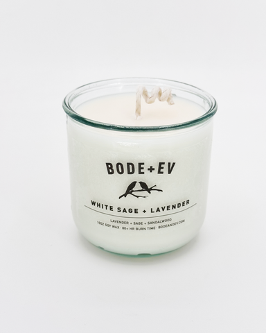 White Sage + Lavender: Chamomile + Rosemary + Cedar