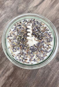 Lavender topped with Fresh Lavender Buds