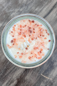 Sea Salt + Orchid topped with Pink Himalayan Sea Salt