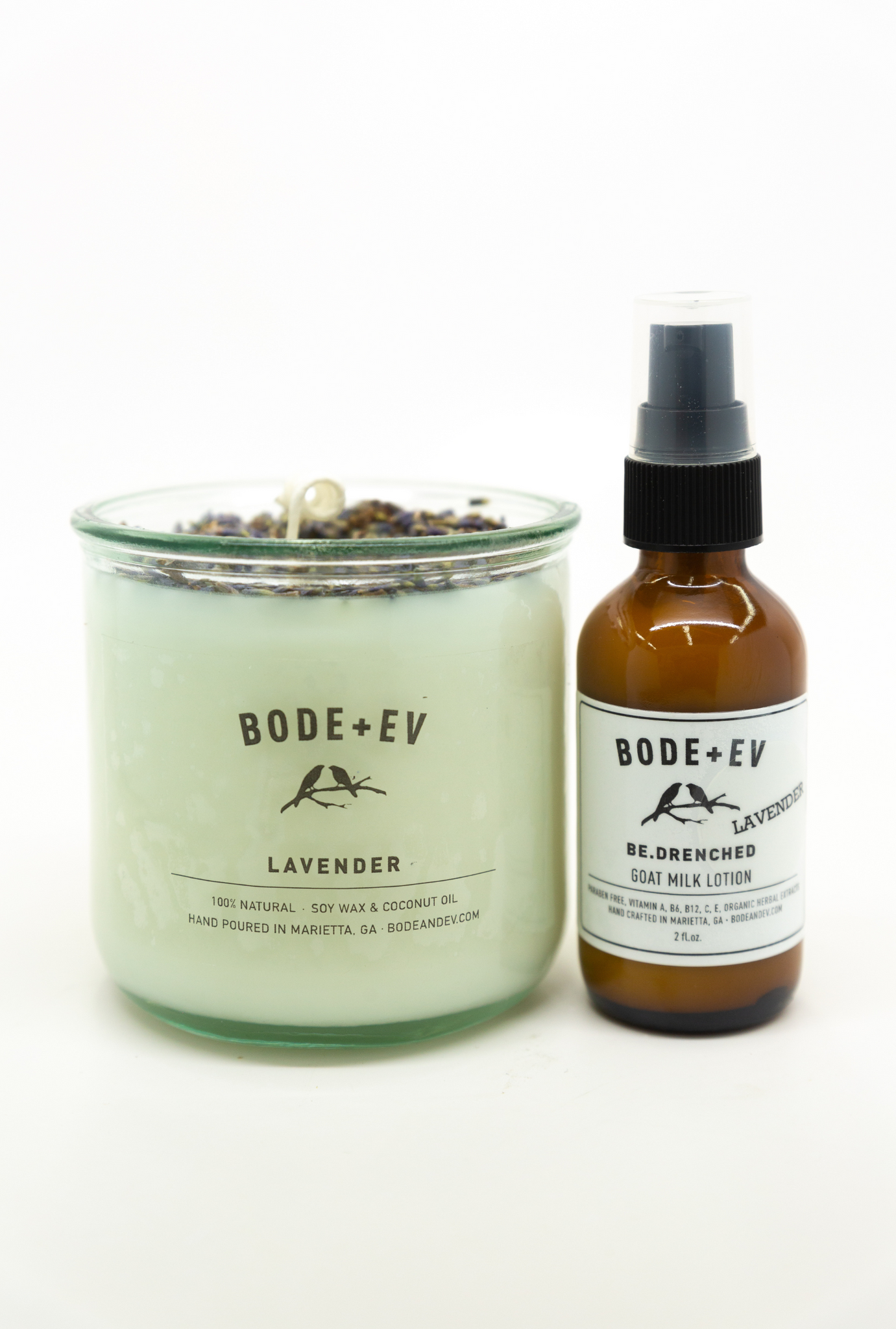 Lavender Candle + Lotion Gift Set