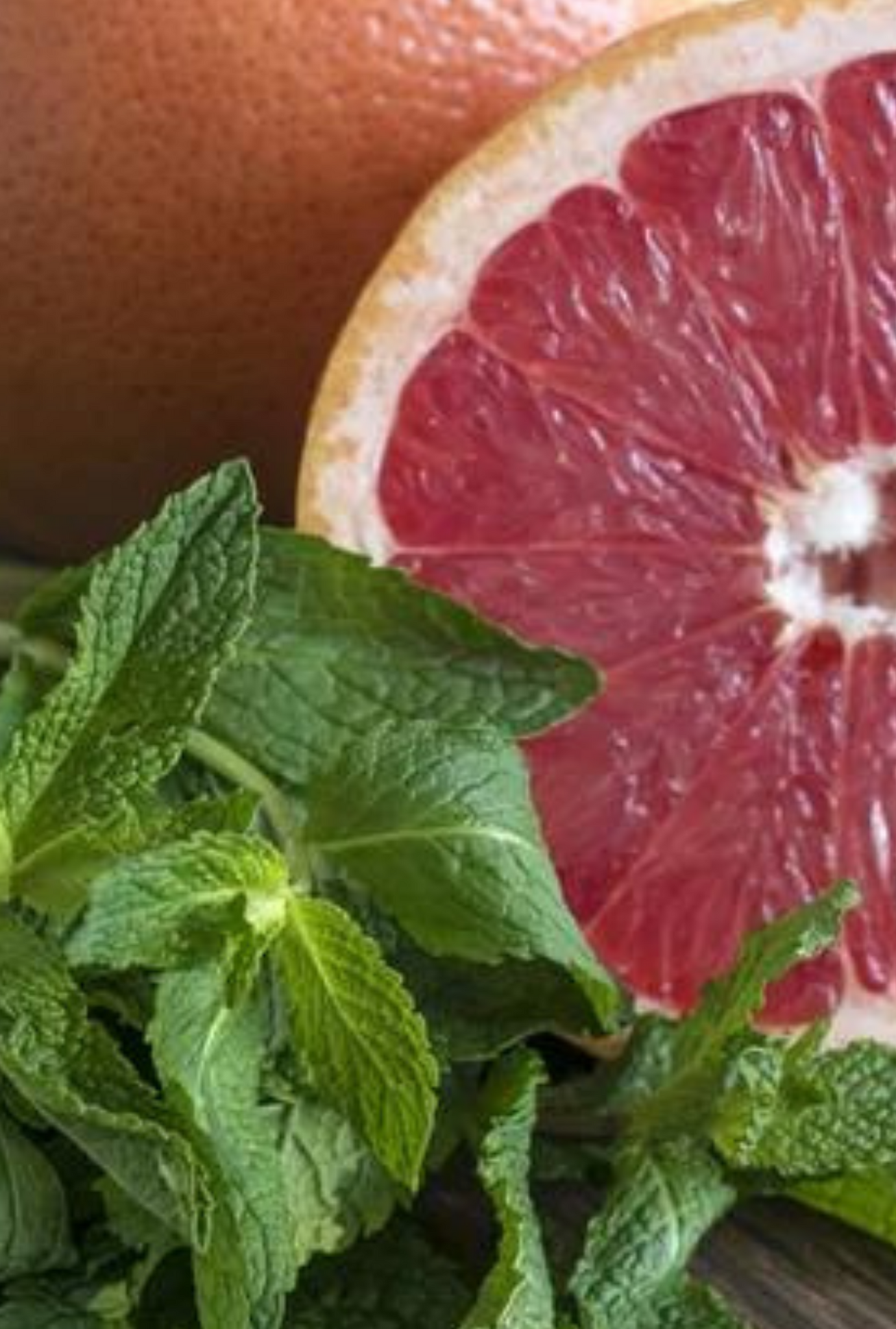 Grapefruit + Mint: soy wax candle